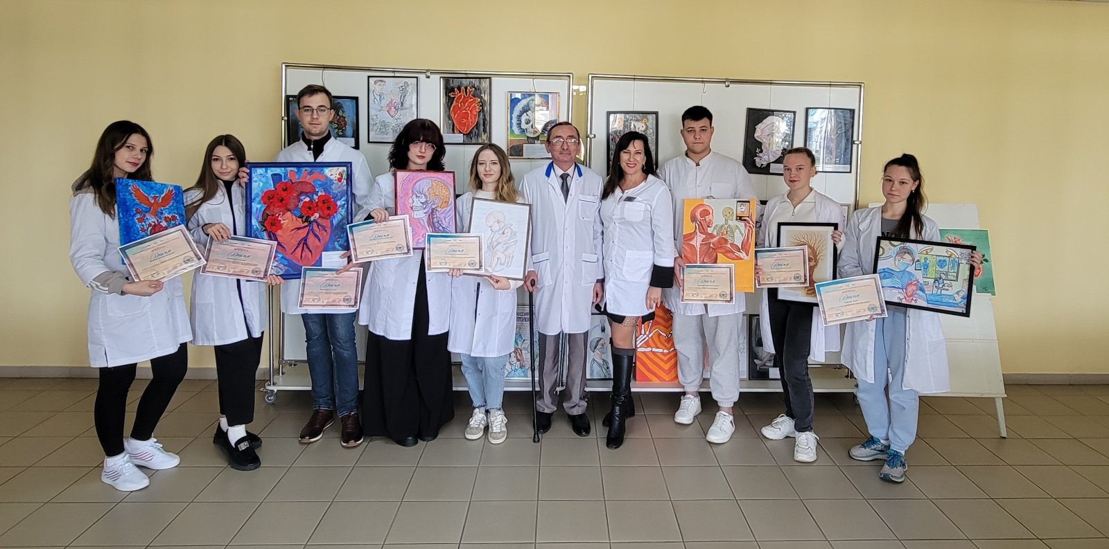 Медицинский институт им. Н.В. Склифосовского провёл VI конкурс Медицинского рисунка Avicenna с международным участием