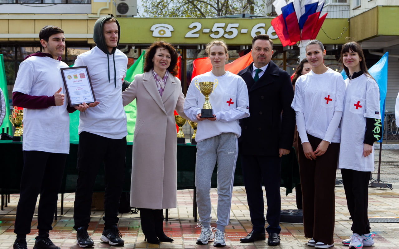 Команда Медицинского института – призёр городской Эстафеты памяти